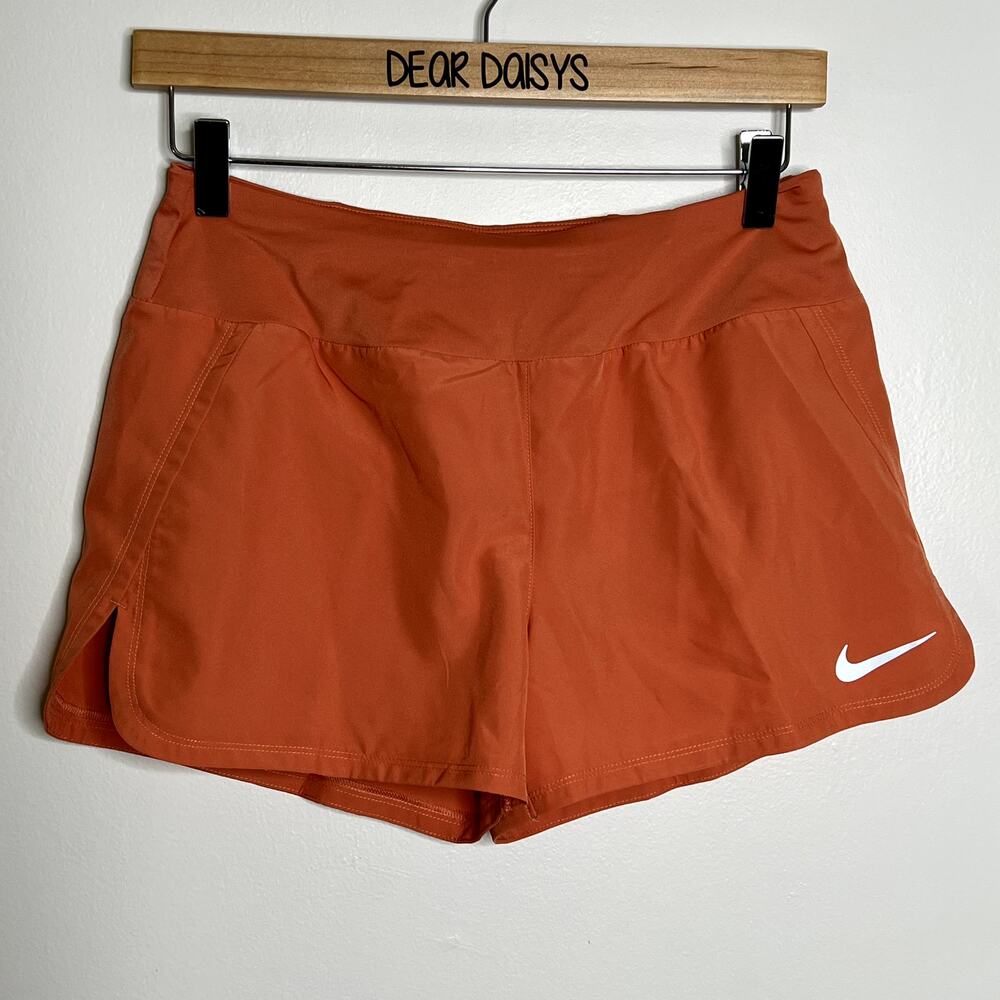 Nike Orange Running Athletic Shorts
